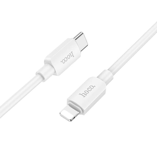 HOCO USB-C - Lightning-kaapeli 20W 1m PD 2.4A X96 - Valkoinen