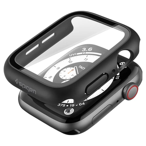 Spigen Cover Til Apple Watch (44mm) Thin Fit 360 - Sort