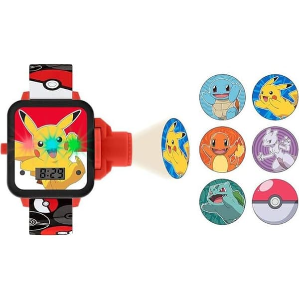 ACCUTIME Projektor Klocka LCD Pokemon