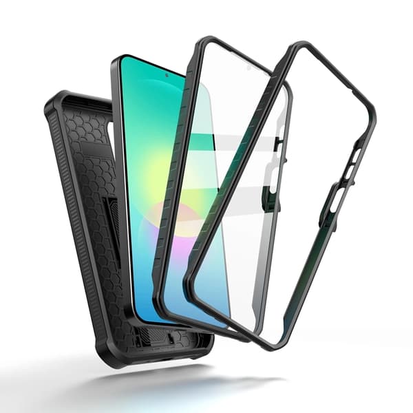 [2-Pack] Tech-Protect Mobilskal För Galaxy A27 Kevlar Camplus - Svart