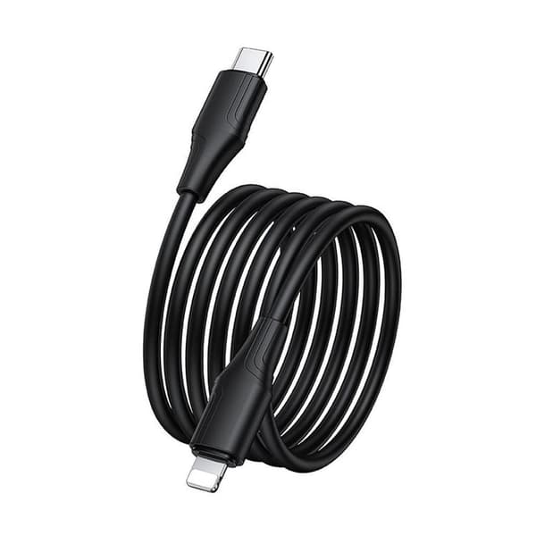 HOCO USB-C til Lightning 27W Kabel 1m Silikone X124 - Sort
