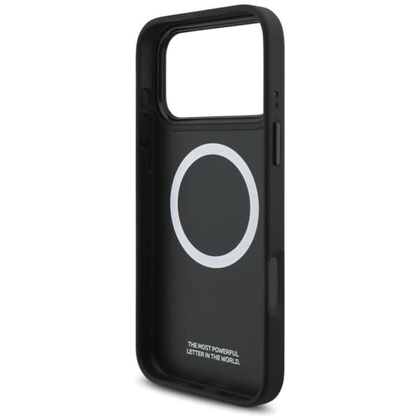 BMW telefontaske til iPhone 17 Pro Max MagSafe M perforeret stribe logo - blå