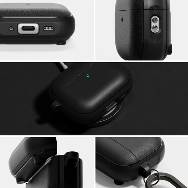 Ring Apple Airpods Pro 3 Etui Magsafe Magnetisk - Sort