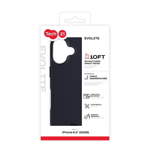 Tech21 Evo Lite Apple iPhone 17 Sort