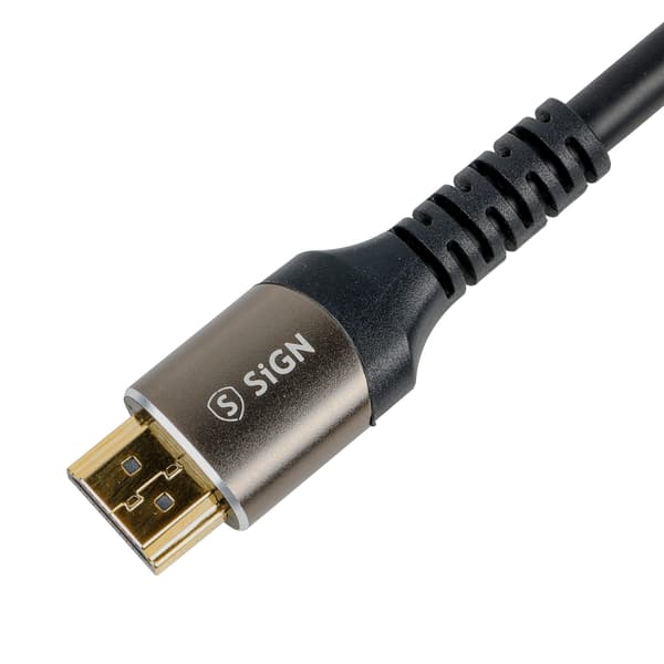 SiGn Premium HDMI 2.1 Kabel 8K 3m - Sort
