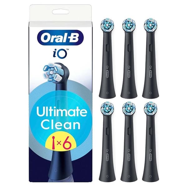Oral B Børstehoved iO Ultimate Clean 6stk - Sort
