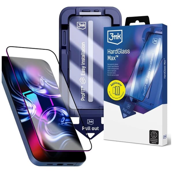 3MK iPhone 16 Pro Max karkaistu lasinen näytönsuoja HardGlass Max