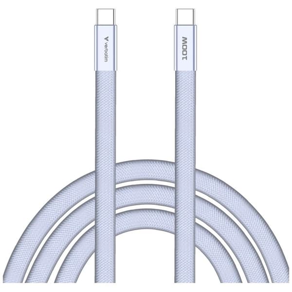 Verbatim USB-C–USB-C-kaapeli 100W Soft Touch 1.2m - Violetti