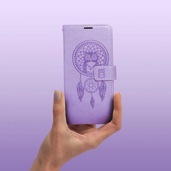 iPhone 16e Plånboksfodral Mezzo - Dreamcatcher Lila