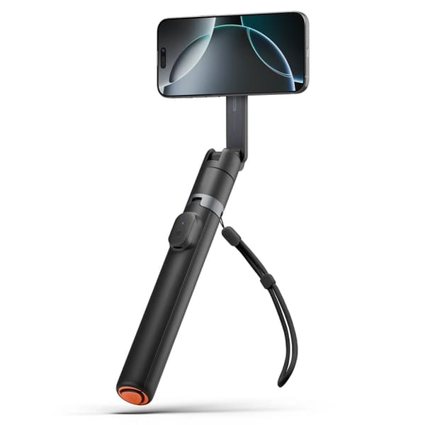 Spigen Magsafe Bluetooth Selfiestick Tripod S581W - Sort