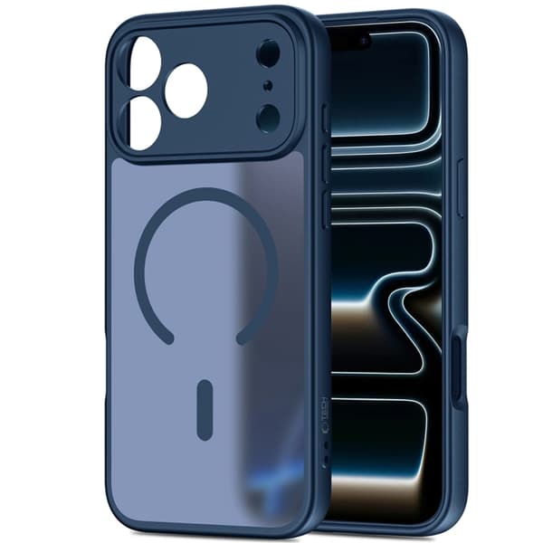 Tech-Protect-matkapuhelinkotelo iPhone 18 Pro Max/17 Pro Max Magsafe Basic - Tumman sininen