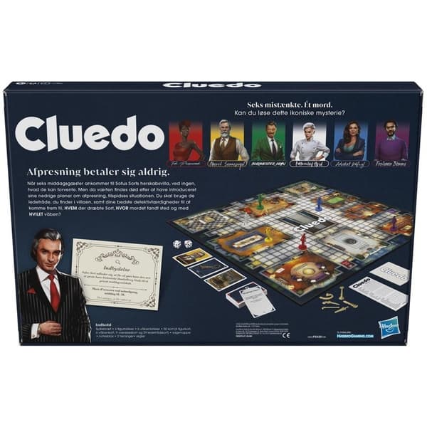 HASBRO Brädspel Cluedo (DK)