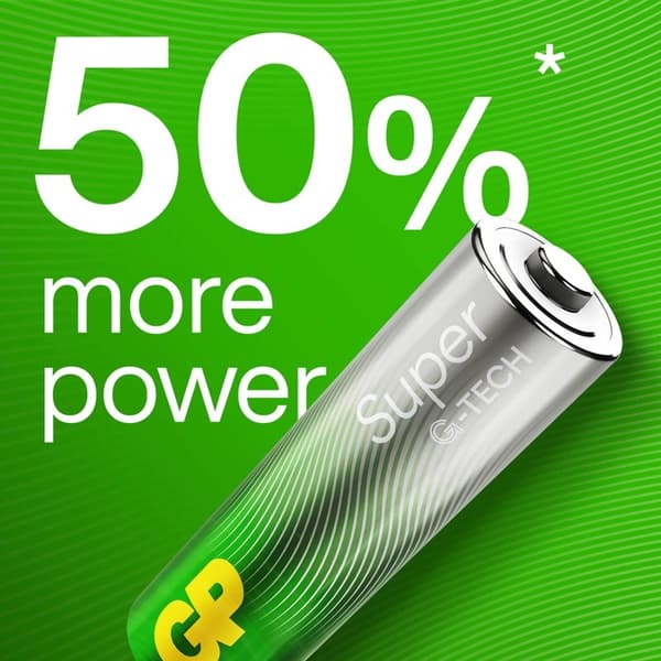 GP Batteri Super Alkaline AAA LR03 12-Pack