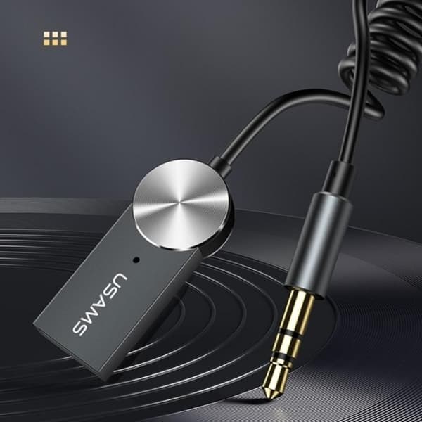 USAMS USB-A till AUX Adapter Bluetooth - Tarnish