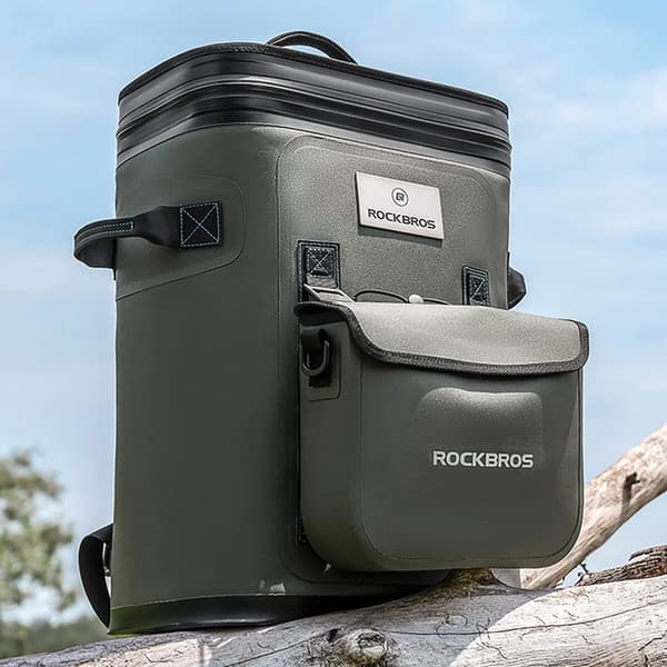 Rockbros Termisk Rygsæk med Isolering 20L - Grøn