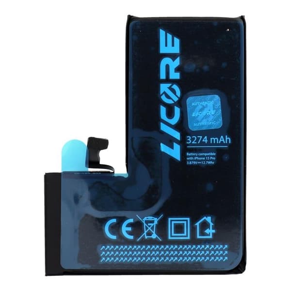 iPhone 15 Pro Batteri 3274mAh LICORE