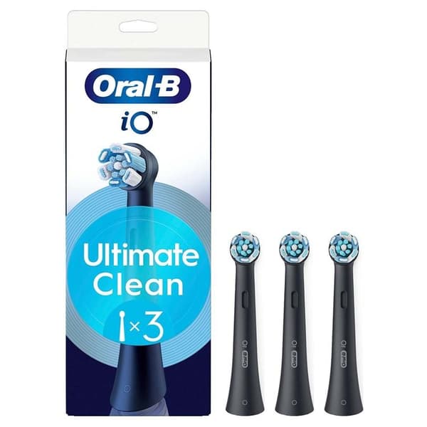 Oral B Børstehoved iO Ultimate Clean 3stk - Sort