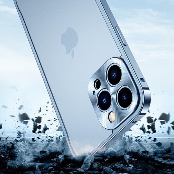iPhone 14 Pro Max Skal Metall Slim - Lila