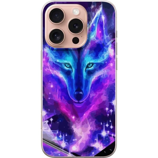 Mobilskal till Apple iPhone 16 Pro med Neon Varg