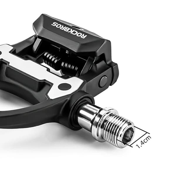 Rockbros Cykelpedaler SPD-SL-system P602 - Svart