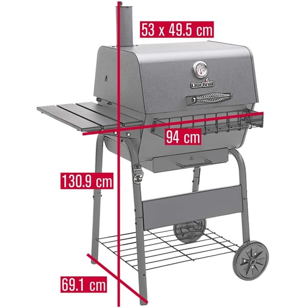 Char-Broil Hiiligrilli Charcoal Medium 140252