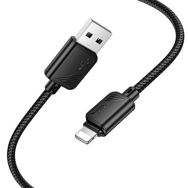 HOCO USB-A - Lightning 2.4A Kabel 1m X113 - Svart