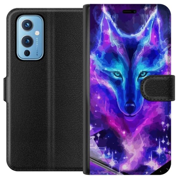 OnePlus 9 Pung Taske med Neon Wolf