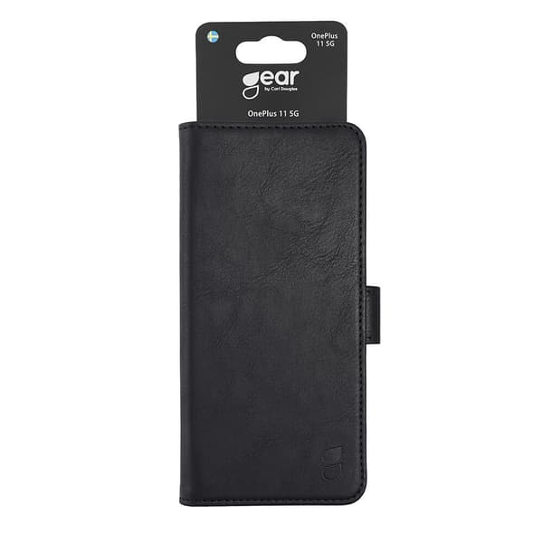 GEAR OnePlus 11 5G Lompakkokotelo - Musta