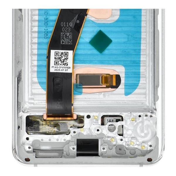 SAMSUNG S20 4G Skärm med LCD-display SOFT OLED - Vit