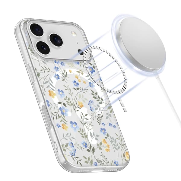 Tech-Protect Mobilskal till iPhone 17 Pro Max Magsafe Flexair - Spring Flowers