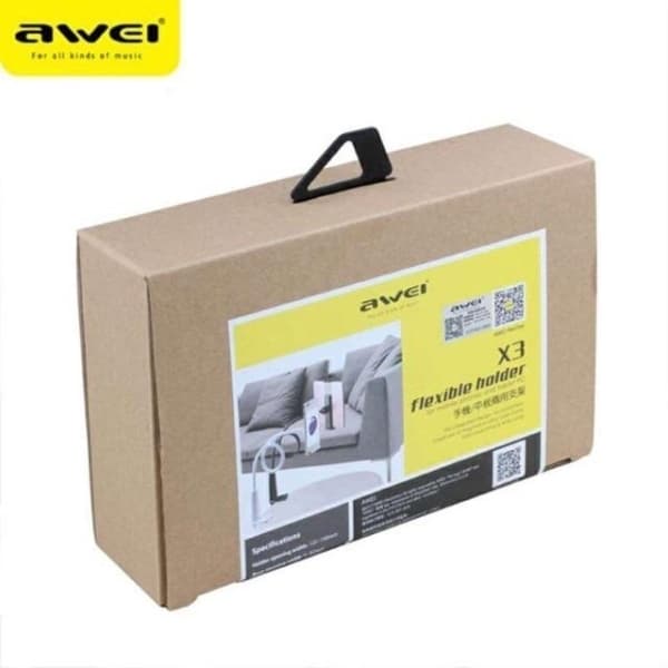 AWEI X3 Mobilholder 4\"-10,5\" – Sort