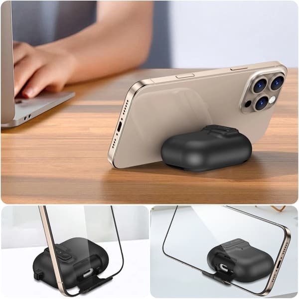 Tech-Protect Apple Airpods Pro 3 Kuori Slim Hook - Musta