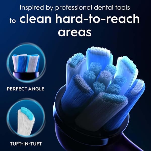 Oral B Børstehoved iO Ultimate Clean 8stk - Sort