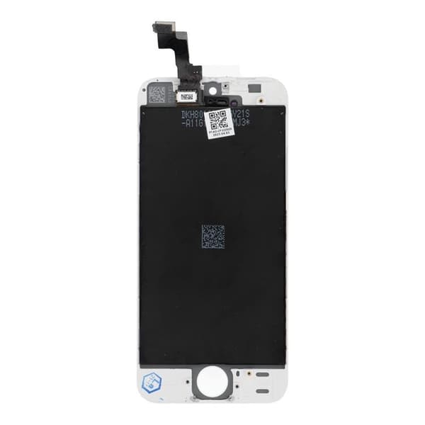 iPhone 5S/SE Skærm med LCD-display 1. Gen FixCell - Hvid