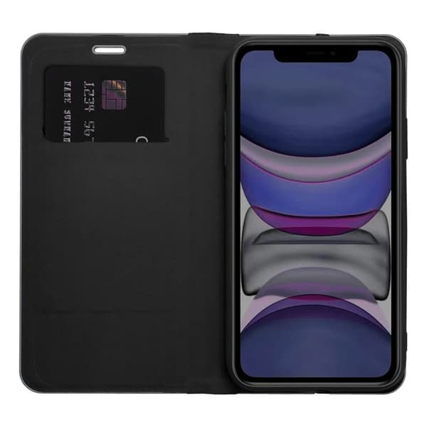 iPhone 17 Pro Plånboksfodral Luna Carbon - Svart