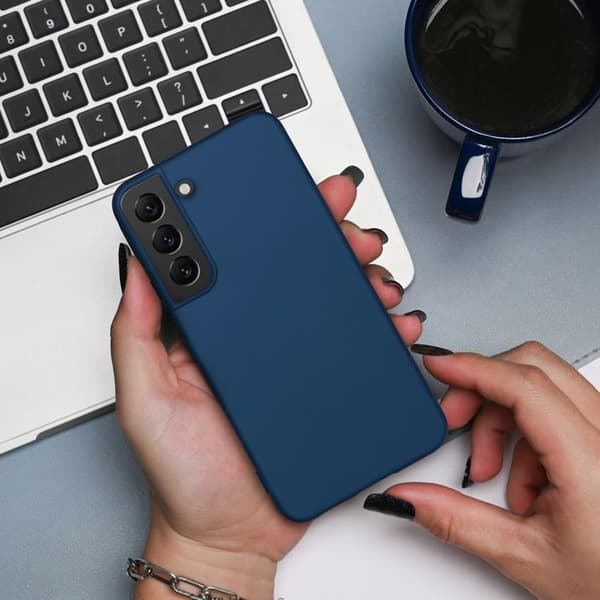 Mobilskal till Galaxy A36 5G Silikon - Blå