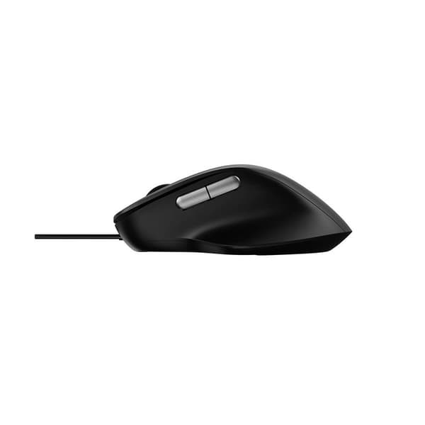 RAPOO Mouse N500 USB Kablet Lydløs Optisk Sort