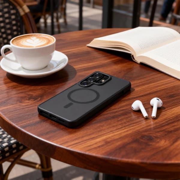 Tech-Protect Telefontaske Til Galaxy S26 Ultra Magsafe - Mat Sort