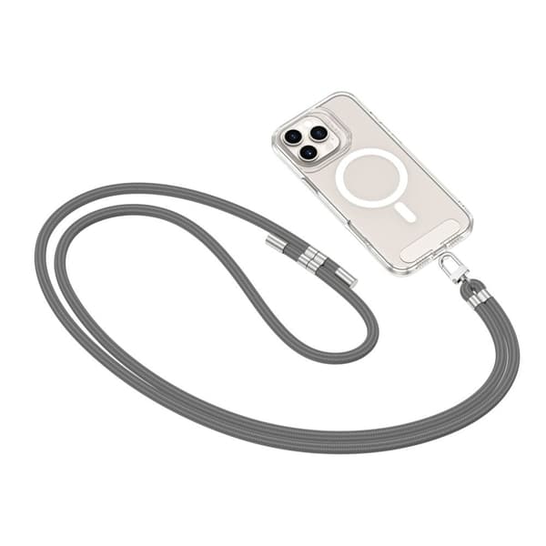 Tech-Protect Mobilrem Crossbody C7S - Grå/Sølv