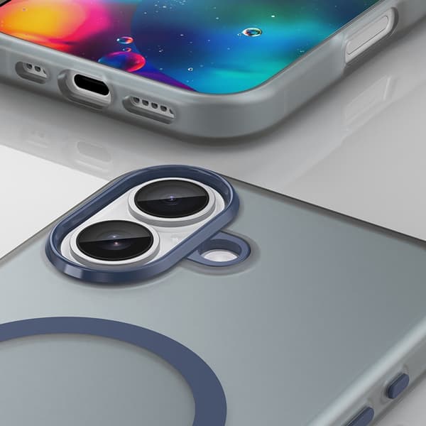Mobilskal till iPhone 17 MagSafe Abrasive - Matte Blå