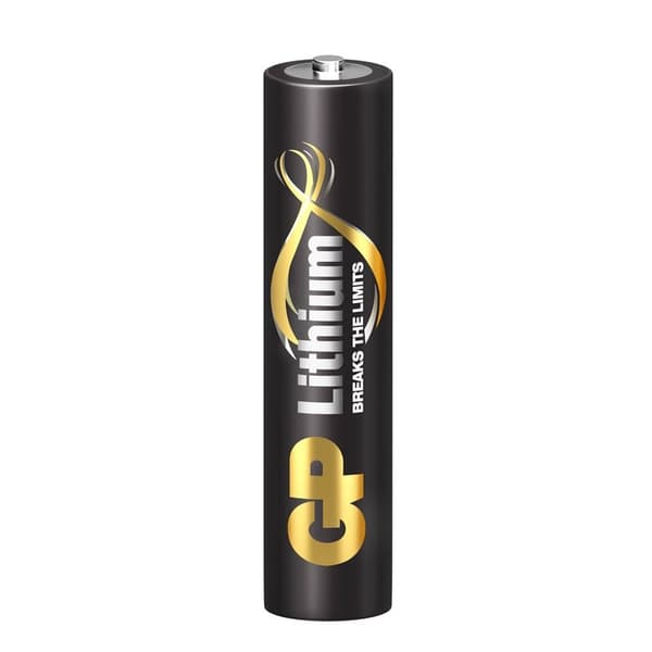 GP Batteri AAA Lithium 1.5V 4-Pakke