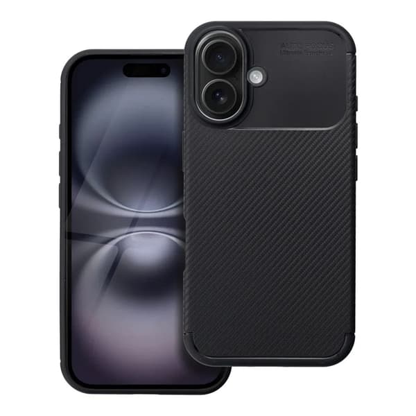 Mobilskal till iPhone 16 Plus Carbon Premium - Svart