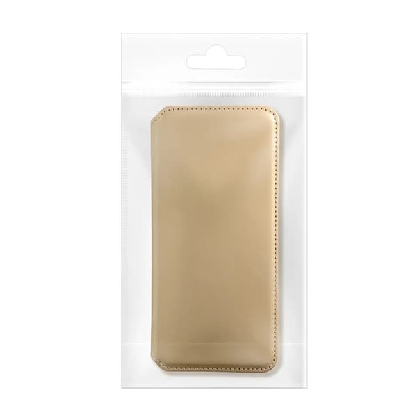 iPhone 17 Pro Max Plånboksfodral Dual Pocket - Guld
