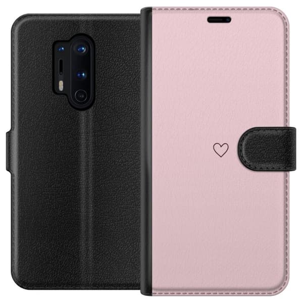 Plånboksfodral till OnePlus 8 Pro med Litet Hjärta