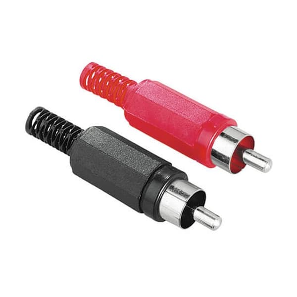 HAMA Stik 2xRCA han loddebar