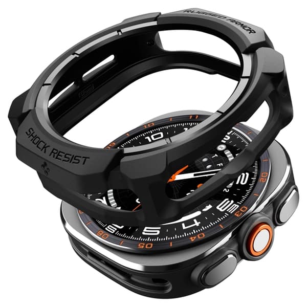 Spigen Galaxy Watch Ultra 2 (47mm) Cover Rugged Armor - Mat Sort