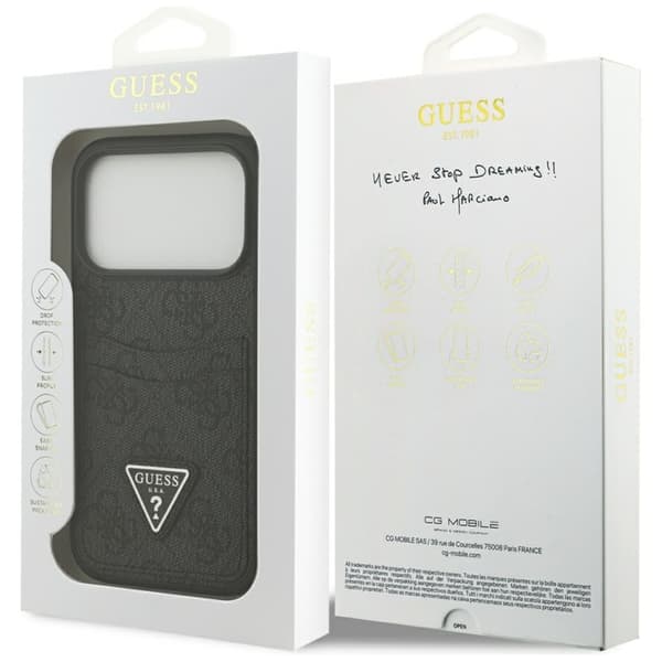 Guess Mobilskal till iPhone 17 Pro 4G Double Card Triangle
