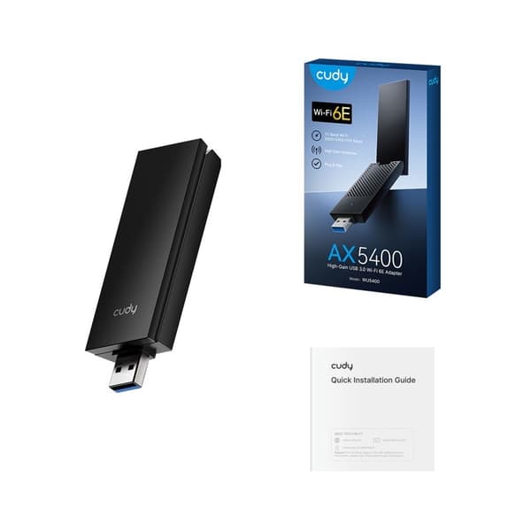 CUDY-sovitin USB WU5400 WF6 AX5400 Tri-Band