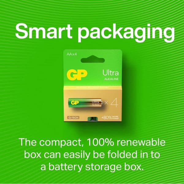 GP Batteri Ultra Alkaline D LR20 2-Pack