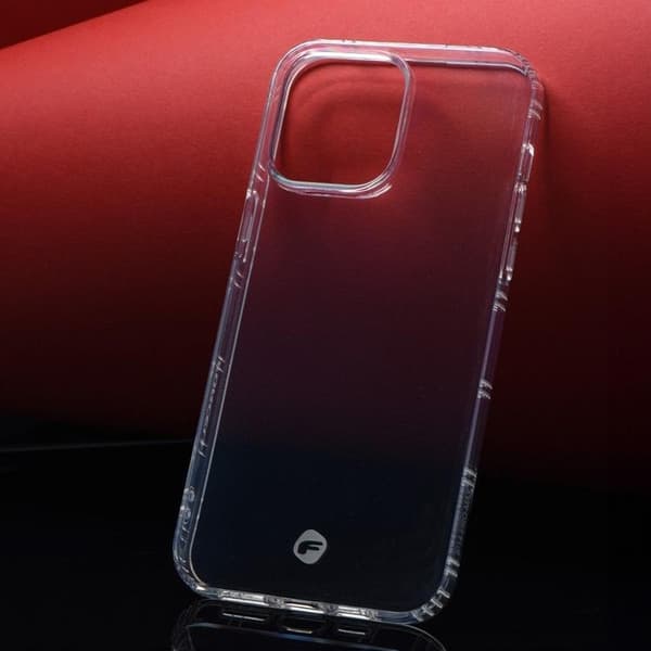FORCELL F-PROTECT Long Lasting thin case for IPHONE 15 Plus transparent